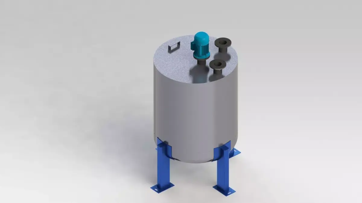Storage with stirrer Free 3D model