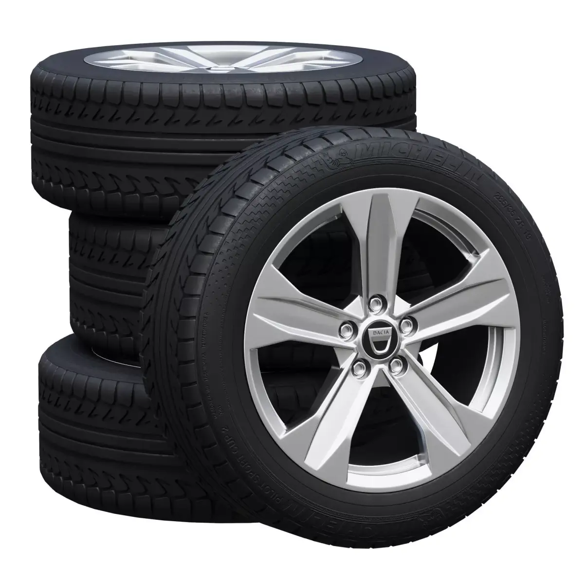 Dacia wheels 3D model