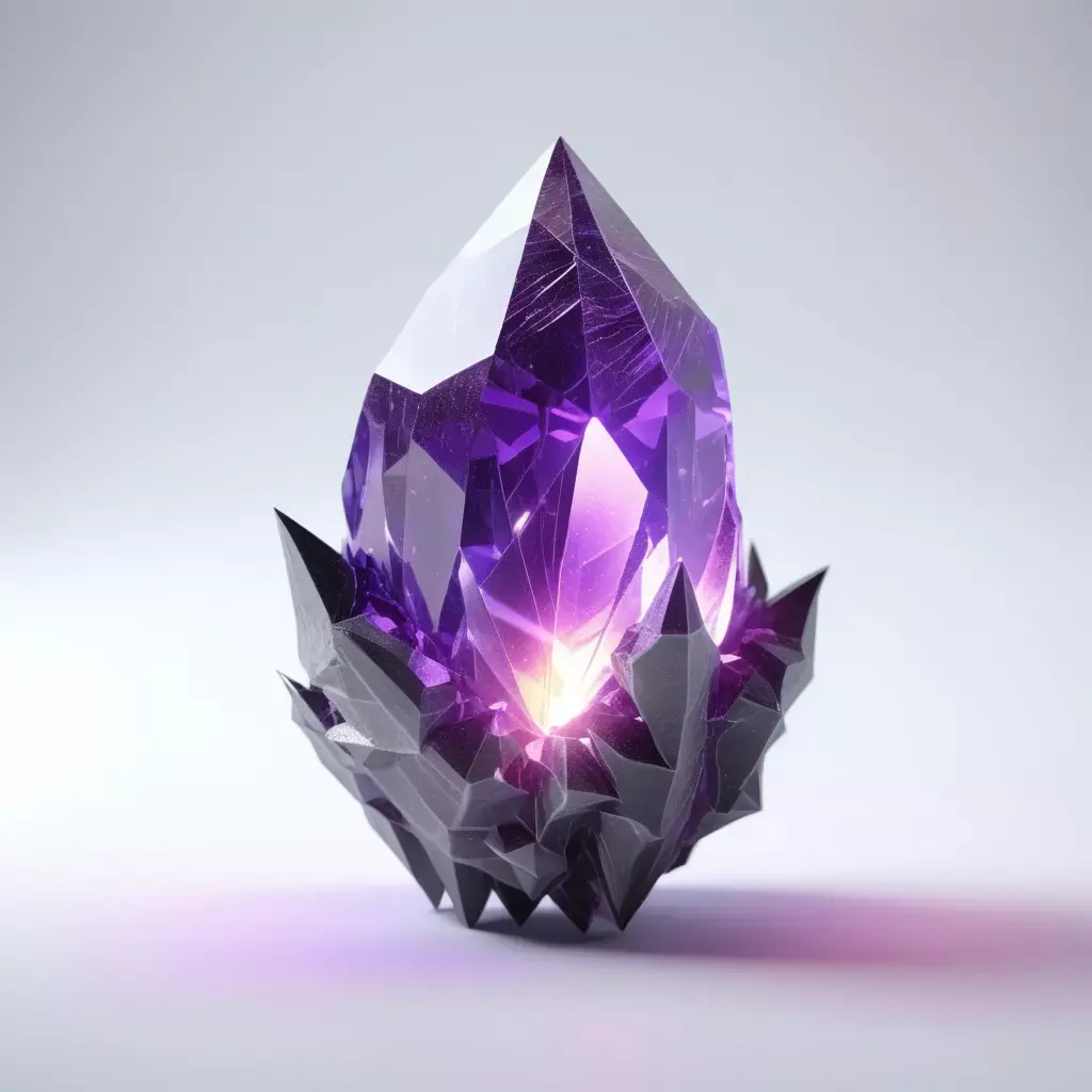 Mystic Energy Crystal Gemstone 3D model
