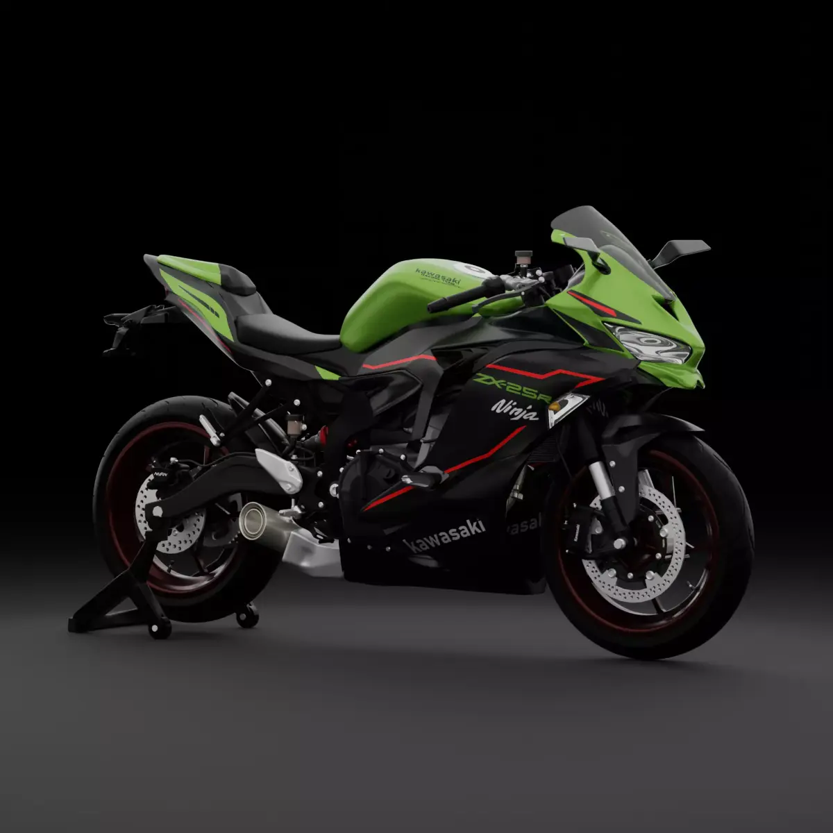 Kawasaki Ninja ZX-25R First Generation 3D model