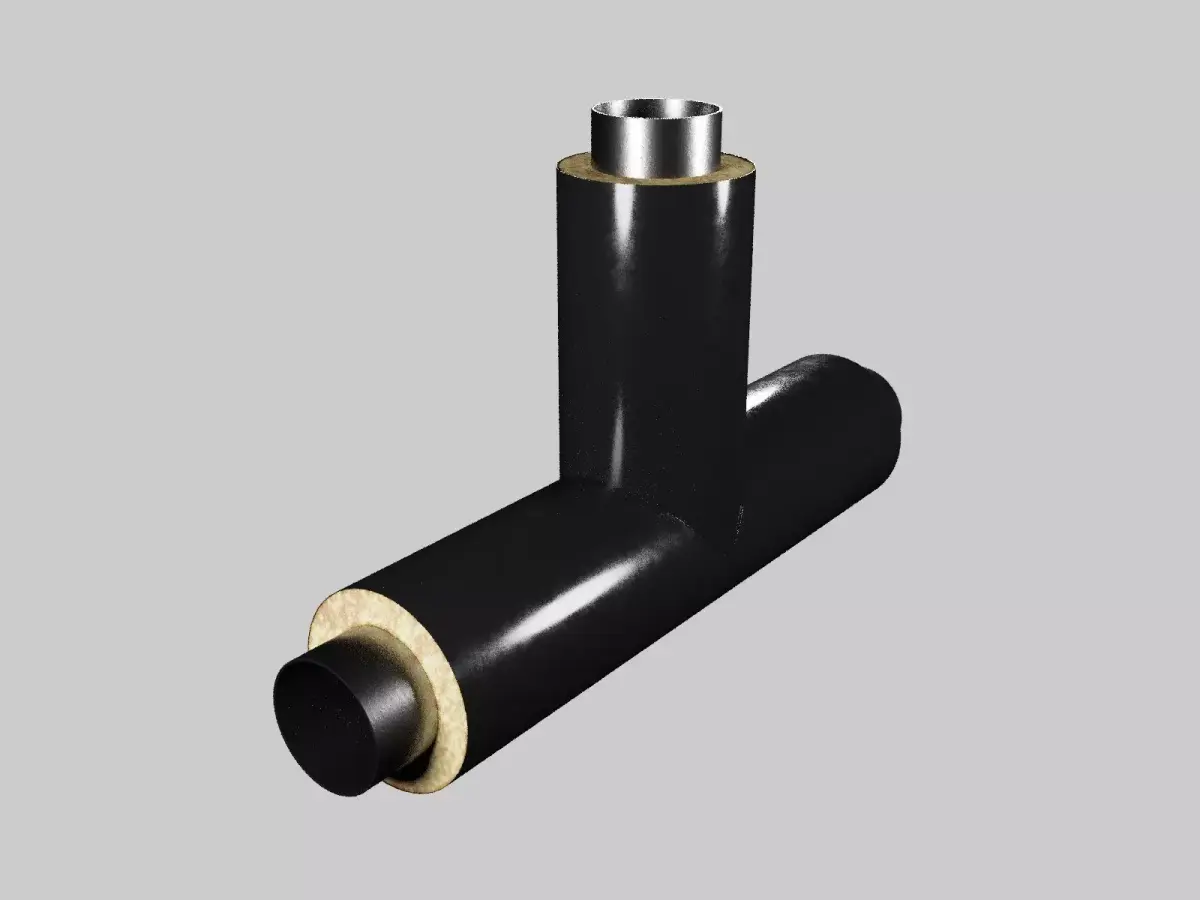 Fittings for insulated pipes 3D model