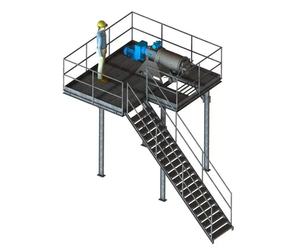 SEPARATOR PLATFORM FOR INSTALLATION GUIDE 3D model
