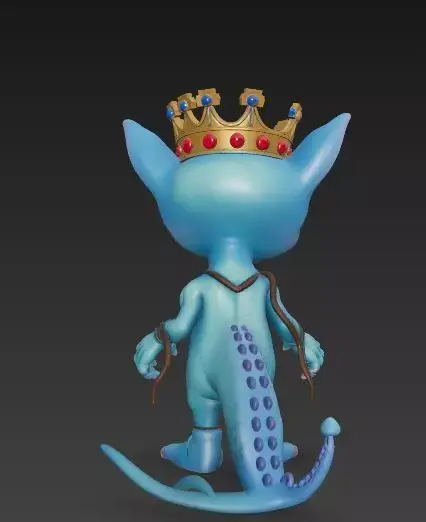 Sci-fi alien royalty1 3D model