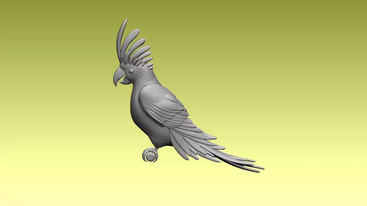parrot cacadu 3D model