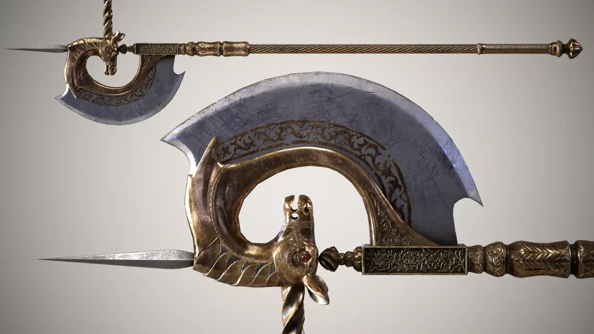 Antelope Tabar Low-poly 3D model