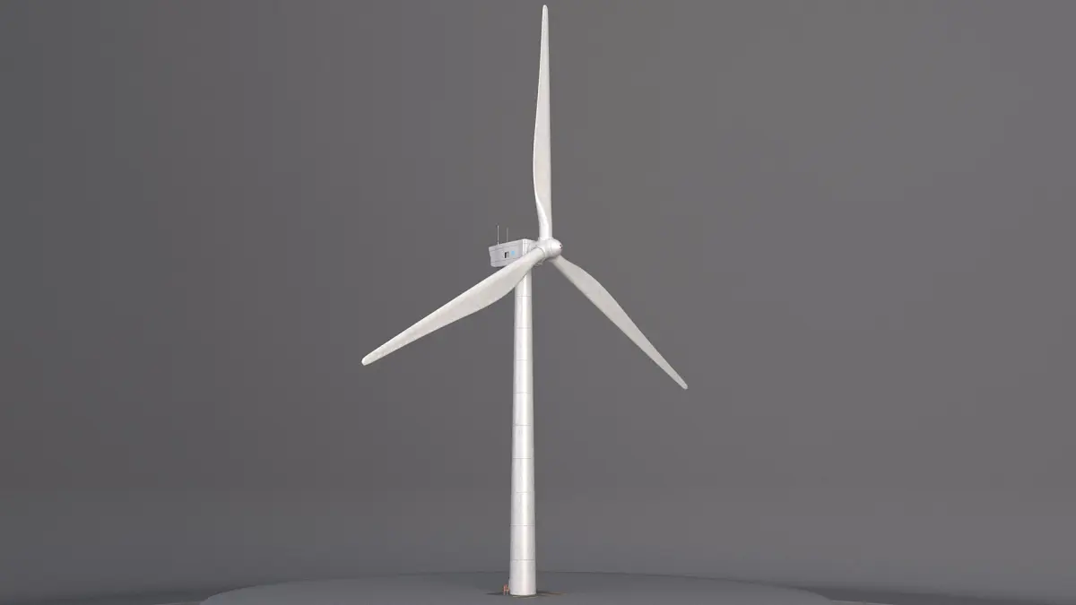 Onshore Wind Turbine 3D model