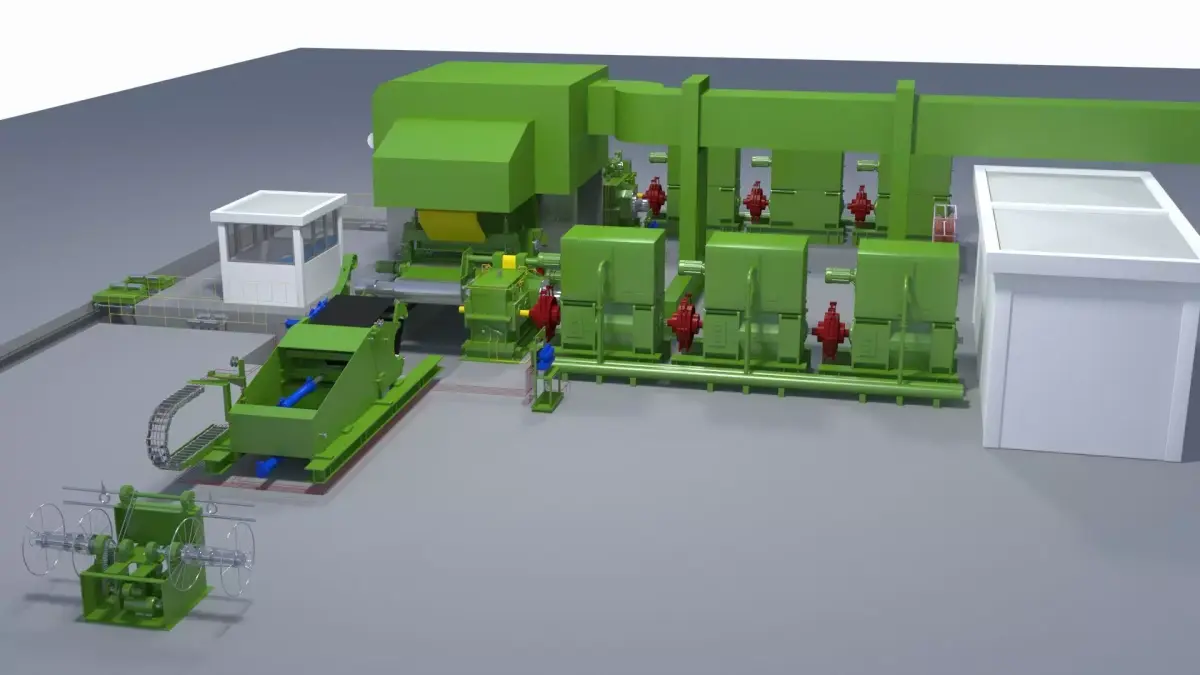 Cold Rolling Mill 3D model