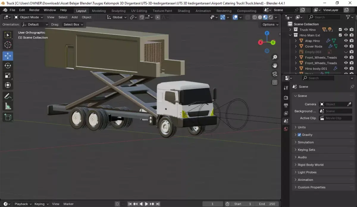 Airport Catering Truck 3D print model