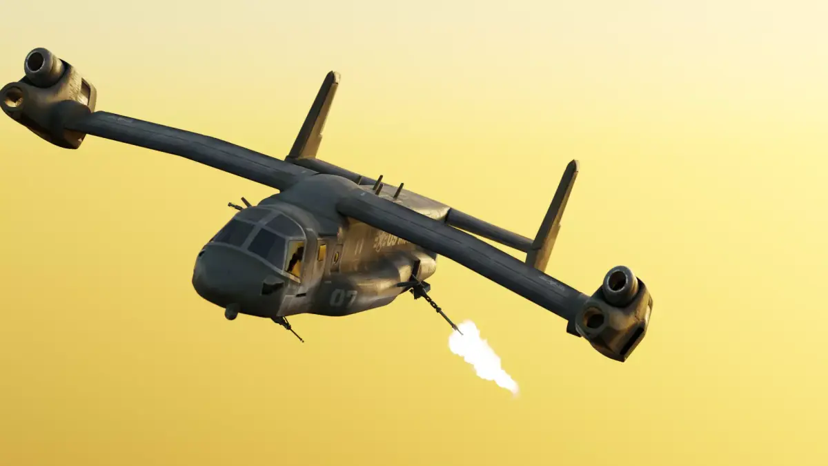 VTOL transporter gunship 3D model