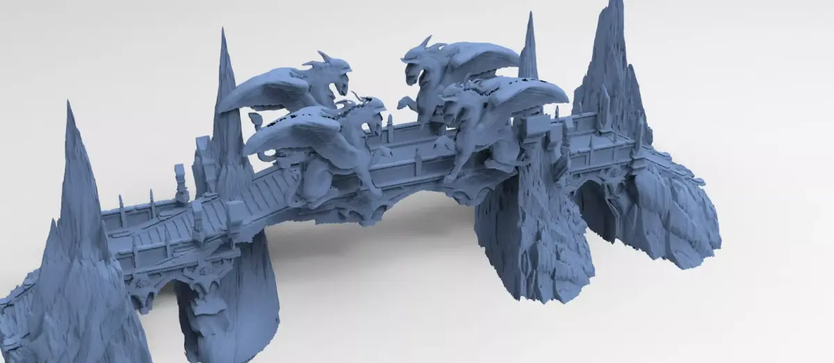 Perseus Medusa Bridge 3D model