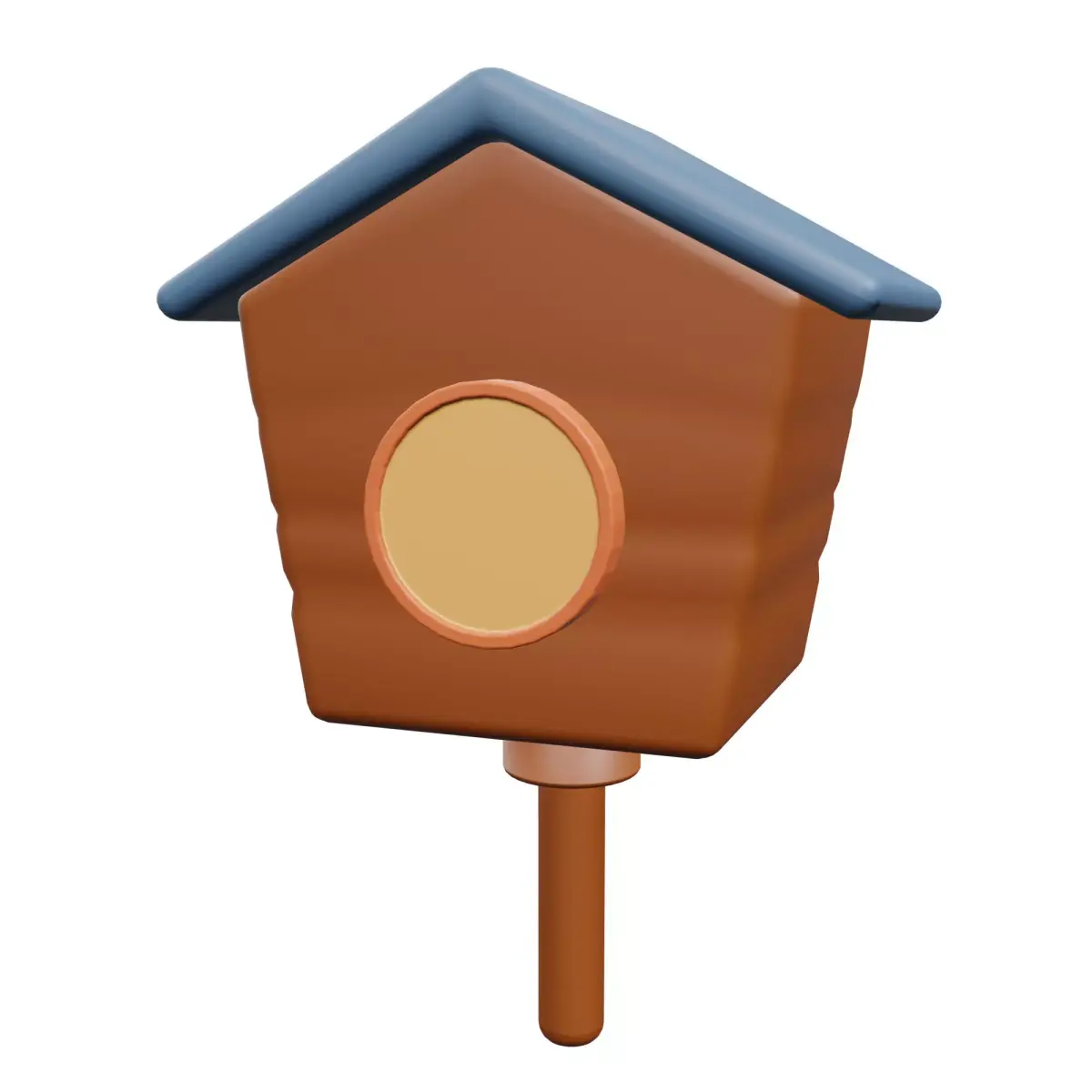 Bird House Low-poly 3D model buy