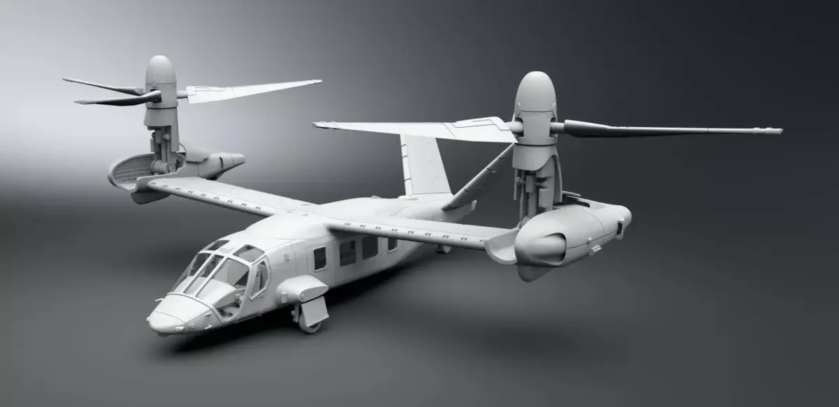 Bell V280 Valor scale model  3D print model