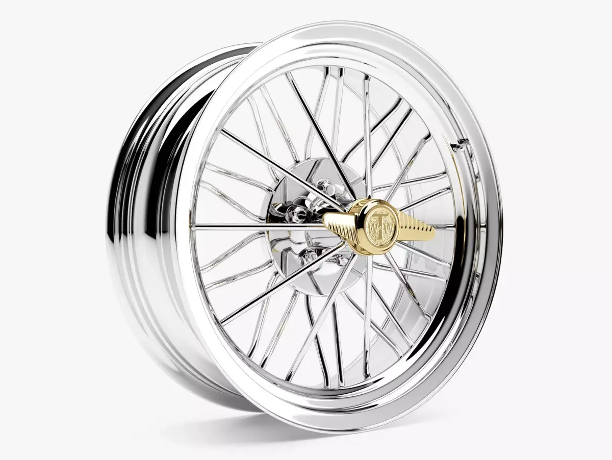 Texan Wire Wheel 3D model