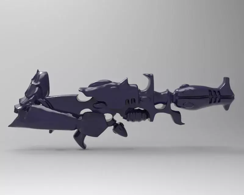 Blaster with Arm STL 3D print model