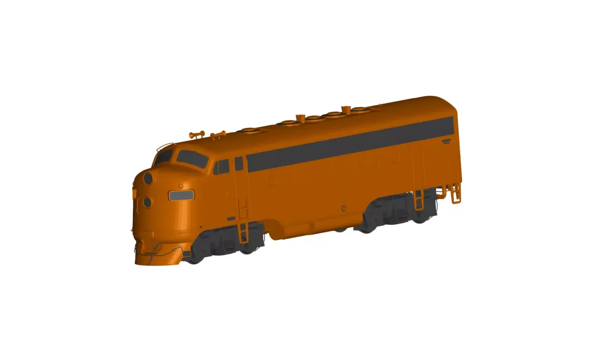 TRAIN 3D model 2