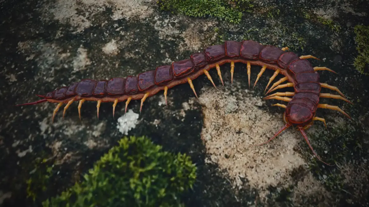 Centipede Low-poly 3D model get