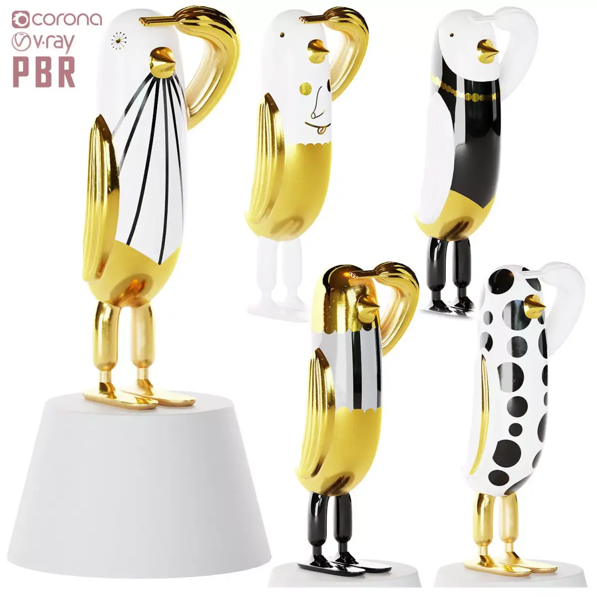 Hope Bird Bosa collection- PBR 4k 3D model