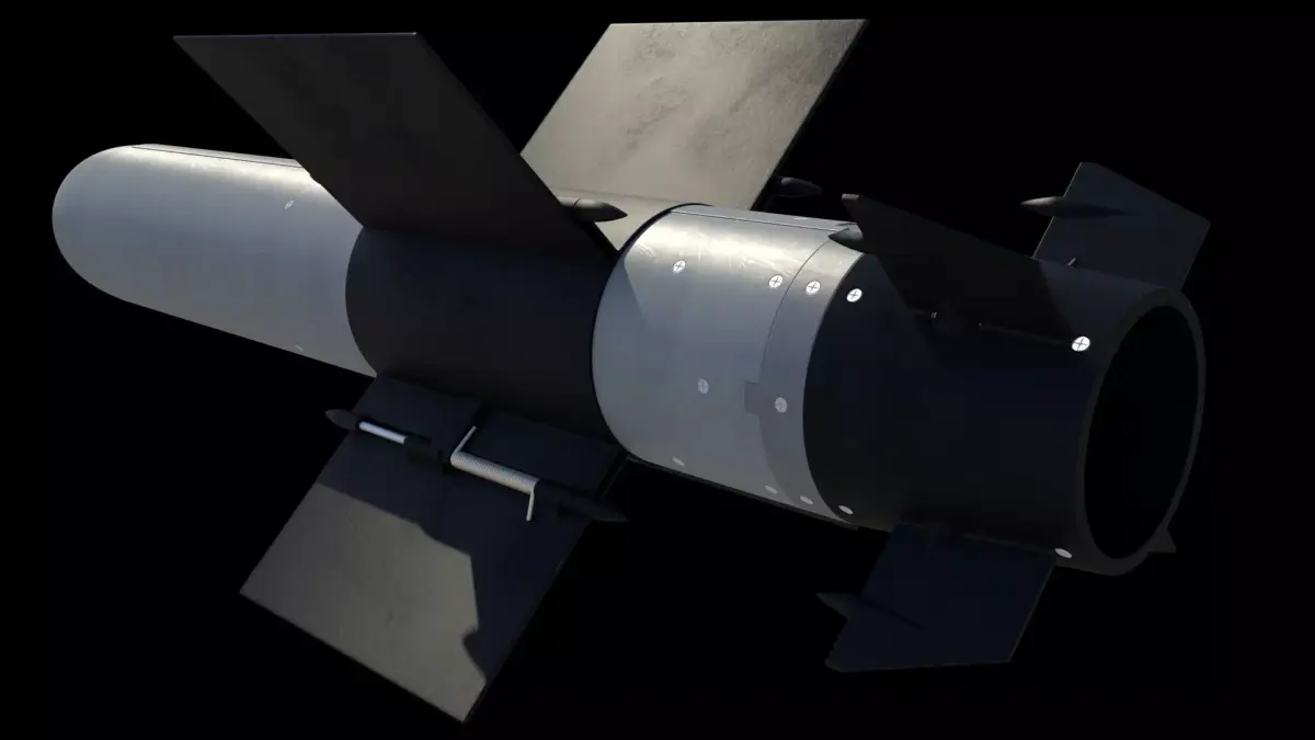Mikholit air-to-surface IAF missile 3D model