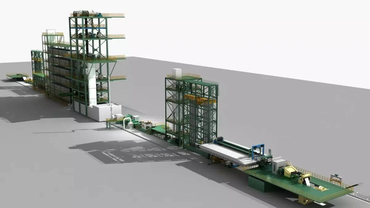 Galvanizing Production Line 3D model