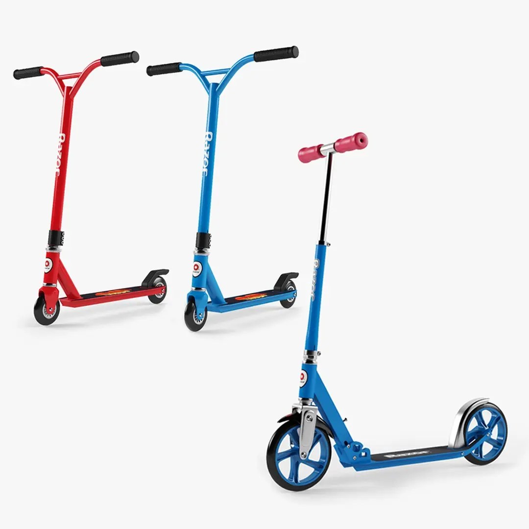 Razor Scooters Set 3D model