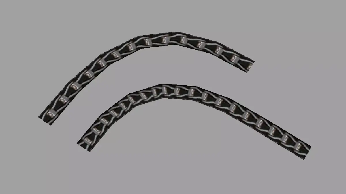 Chain Lowpoly Texture Low-poly 3D model