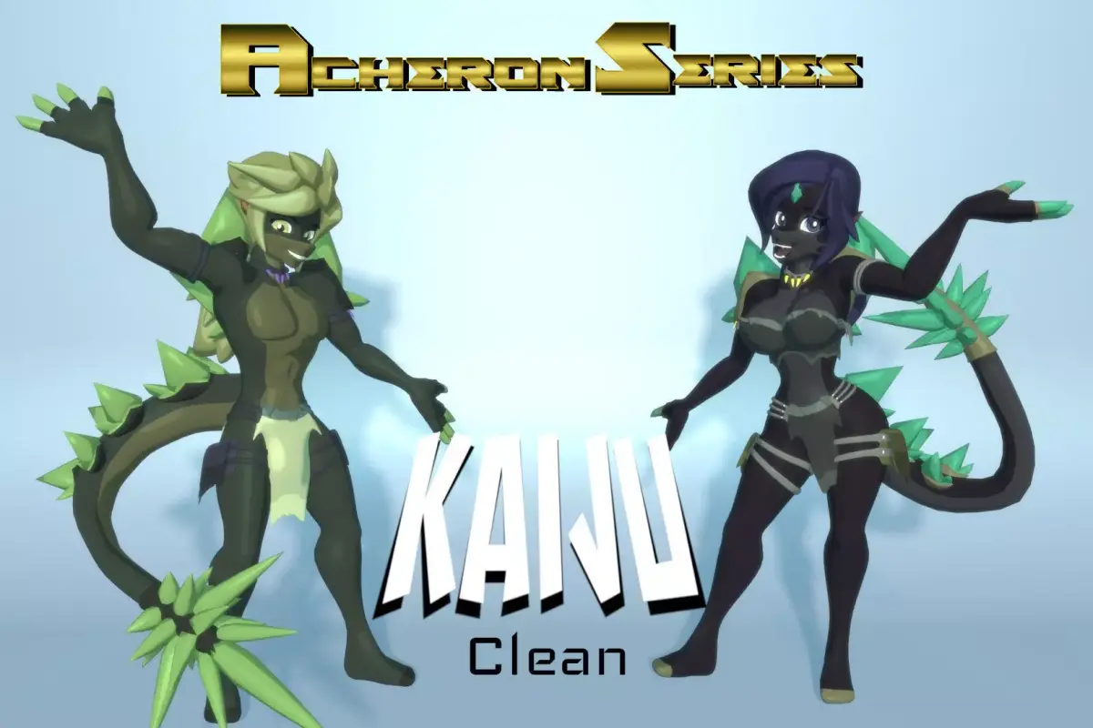 Acheron Kaiju Clean Low-poly 3D model
