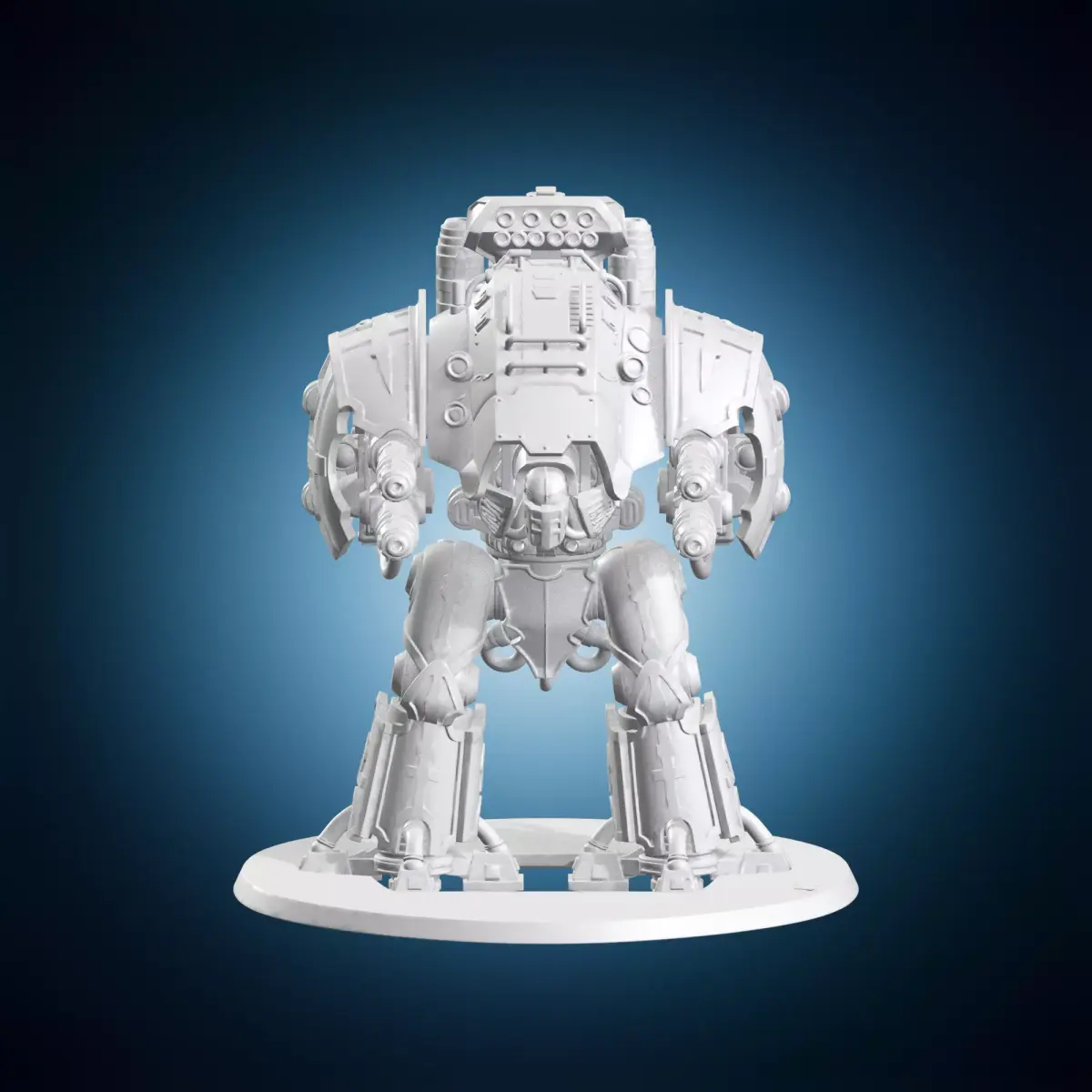 Heavy Armored Combat Mech 3D print model