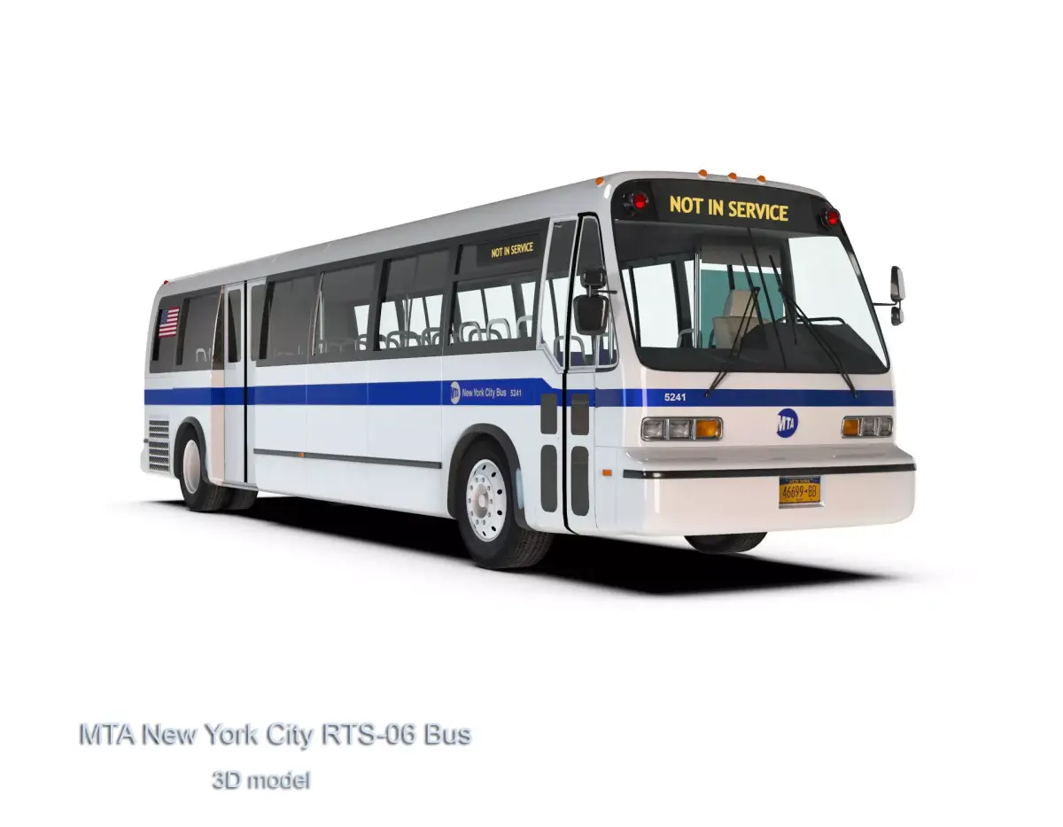 MTA New York City RTS-06 Bus 3D model