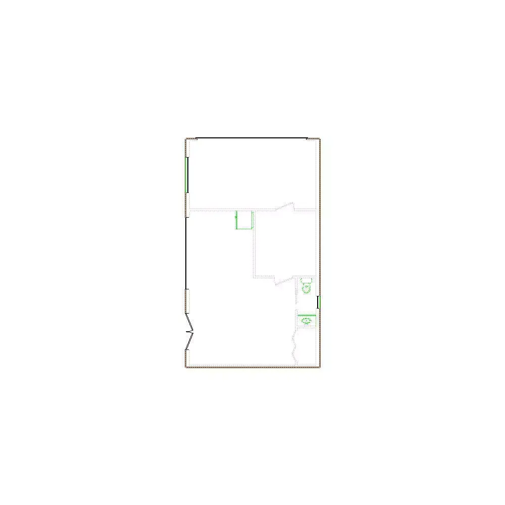Detailed Exterior Sketch by Interior - 501-750 SF - Xactimate 3D model