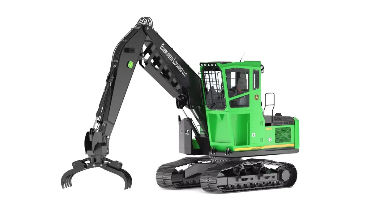 John Deere 2156G Log Loader 3D model