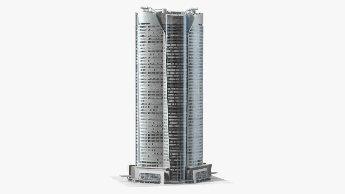 Residential Building 3D model 26