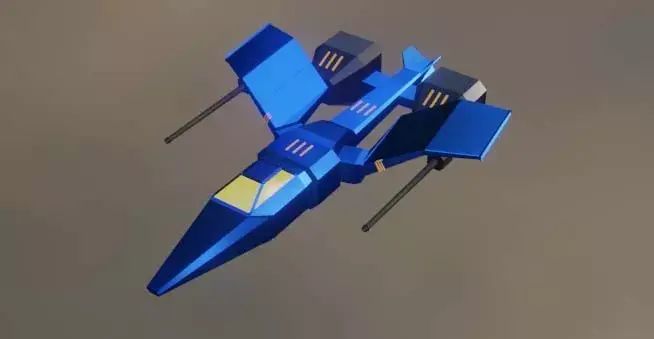 Space Fighter Jet  Free 3D model