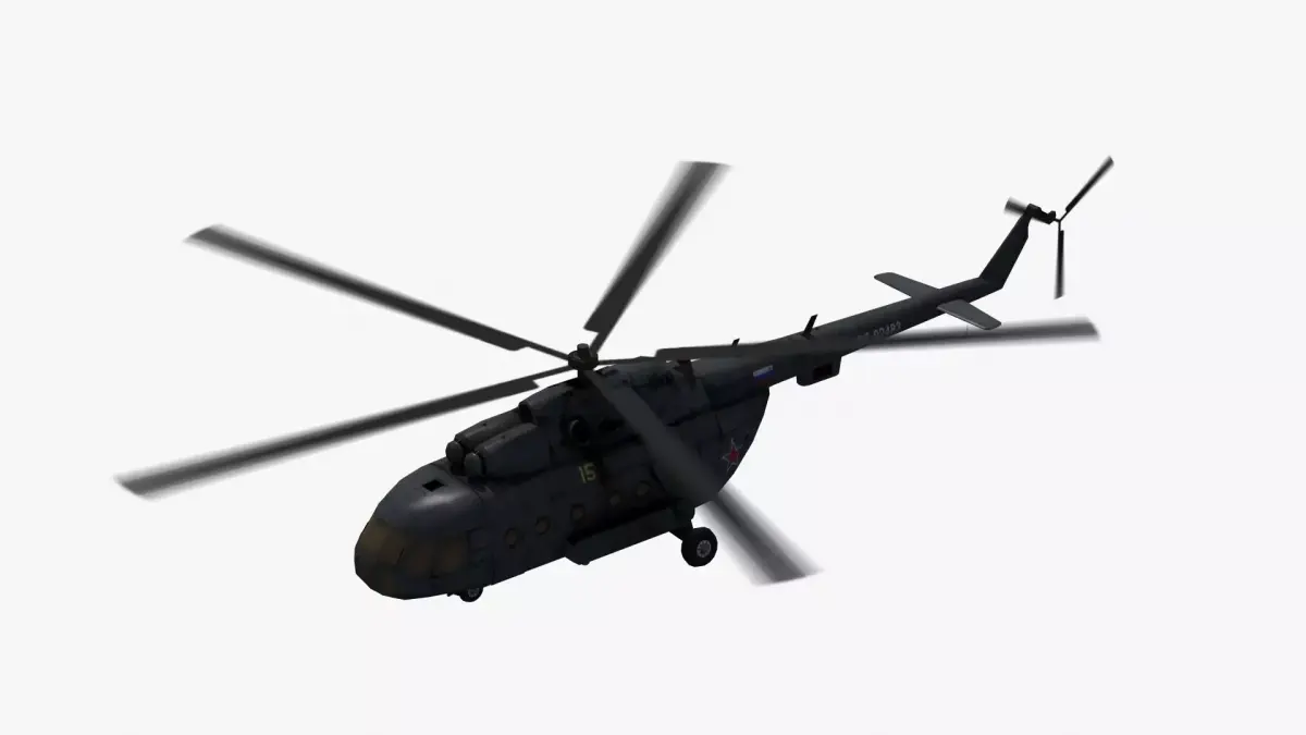 Mi17 Hip Helicopter 3D model