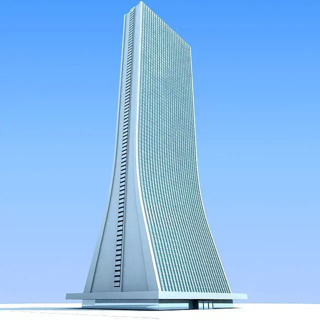 3D Building 70 3D model