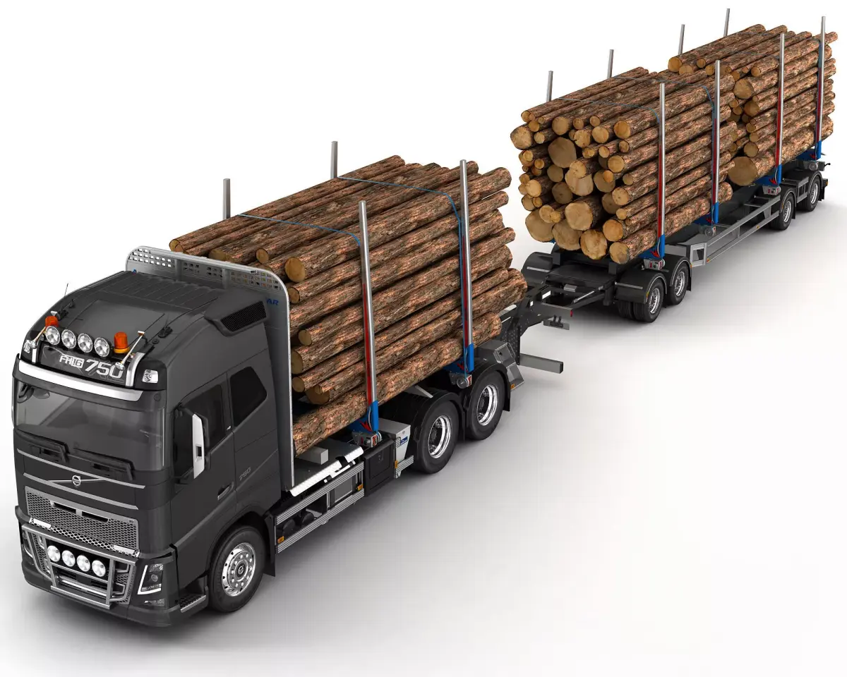 VOLVO FH Timber 3D model