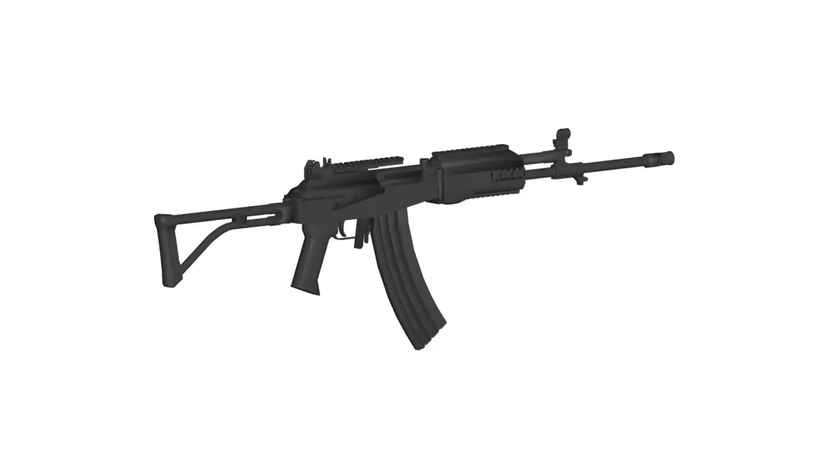 IMI Galil automatic rifle 3D model