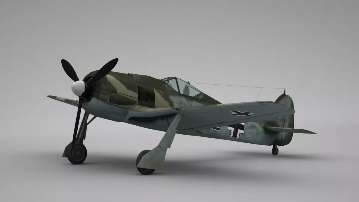 Focke Wulf FW 190 3D model buy