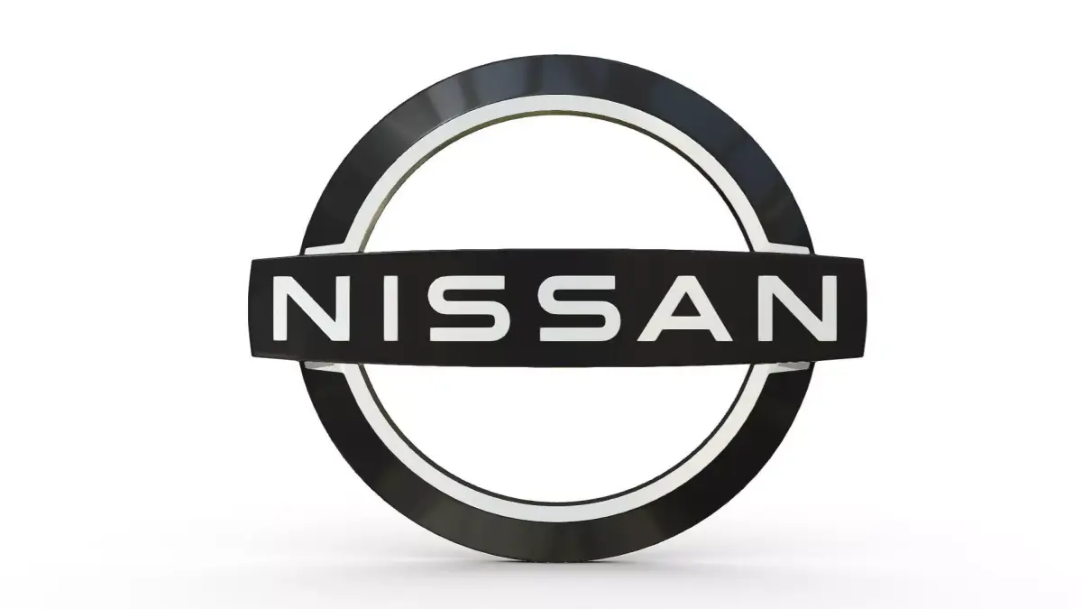 nissan logo 3D model