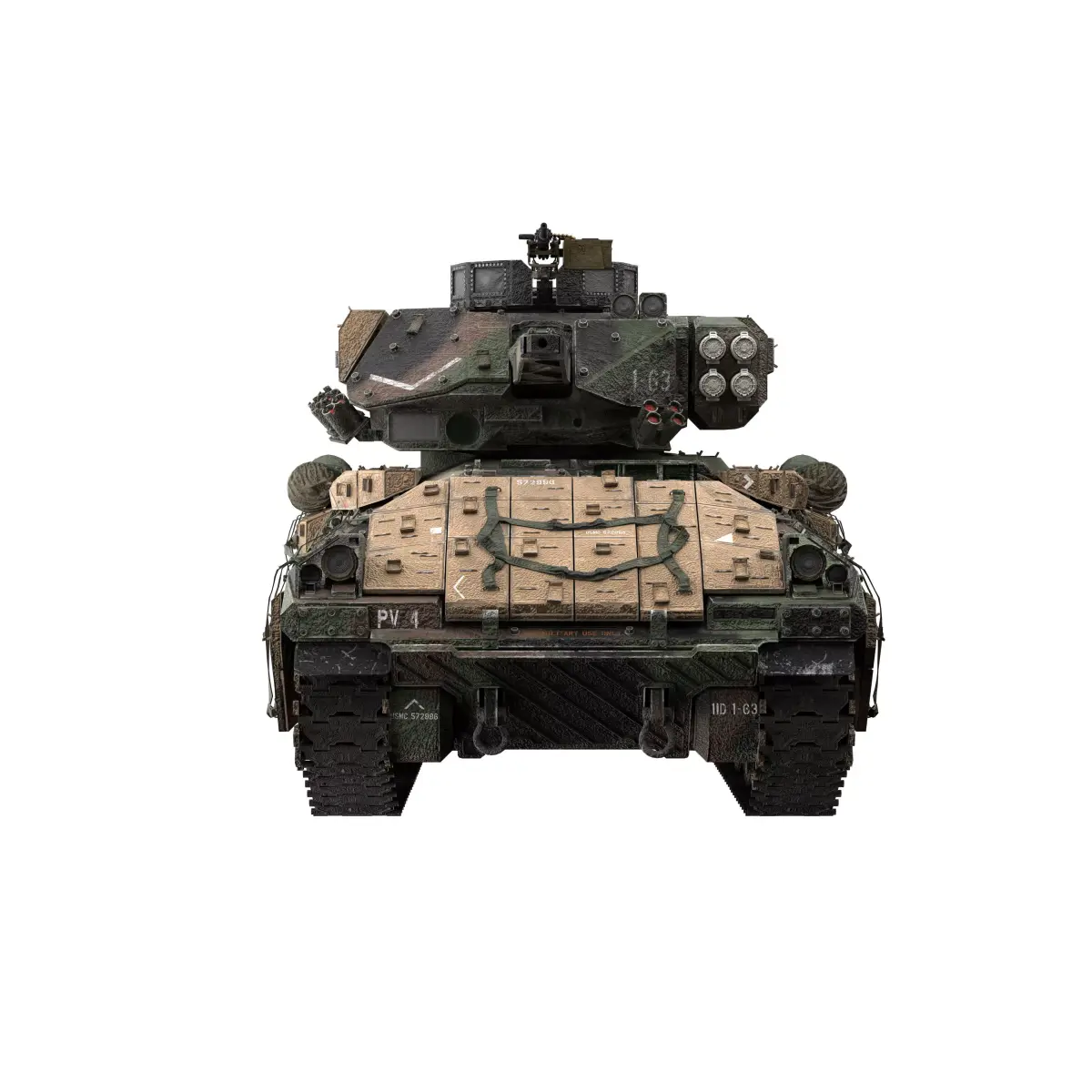 M2A4 Bradley Western 3D model