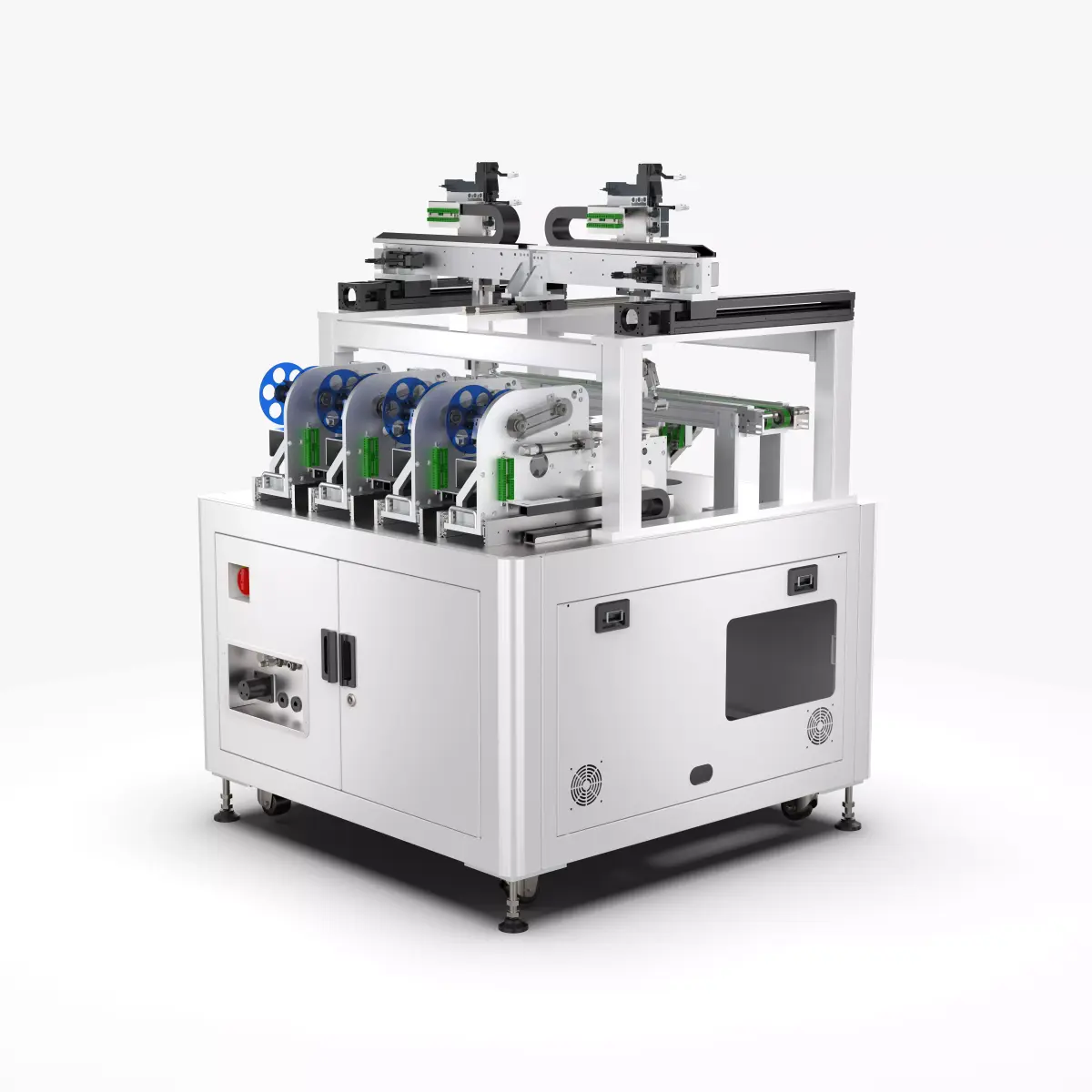 Automatic Four Labeling Machine 3D model