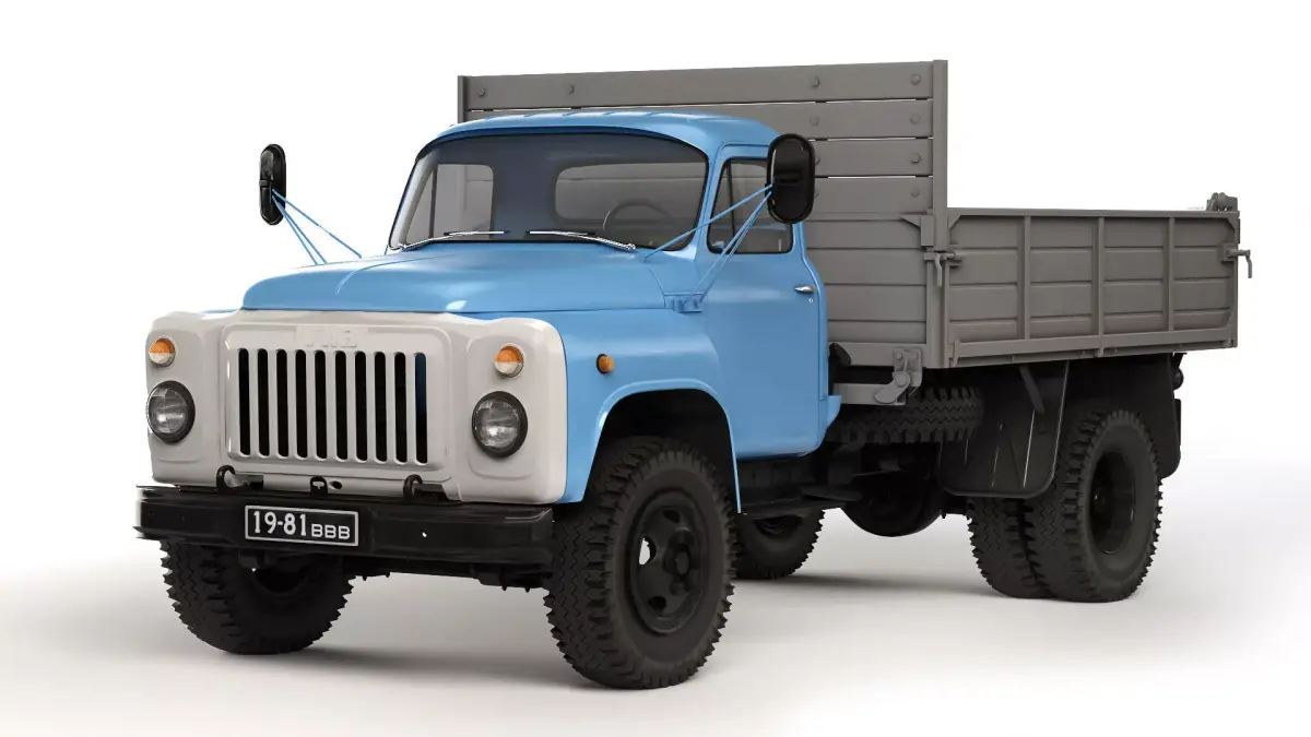 GAZ 52 SAZ 3503 1976 3D model