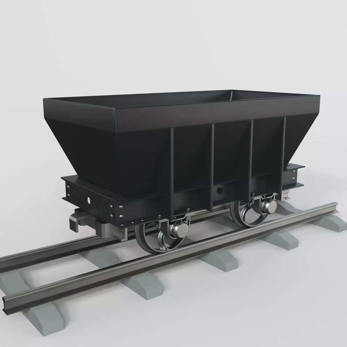 Coal Black brown anthracite 3D model