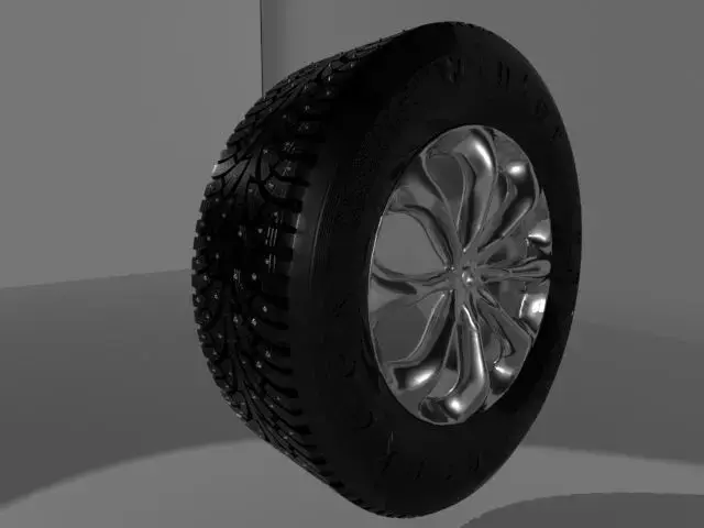 wheel tire 3D model buy