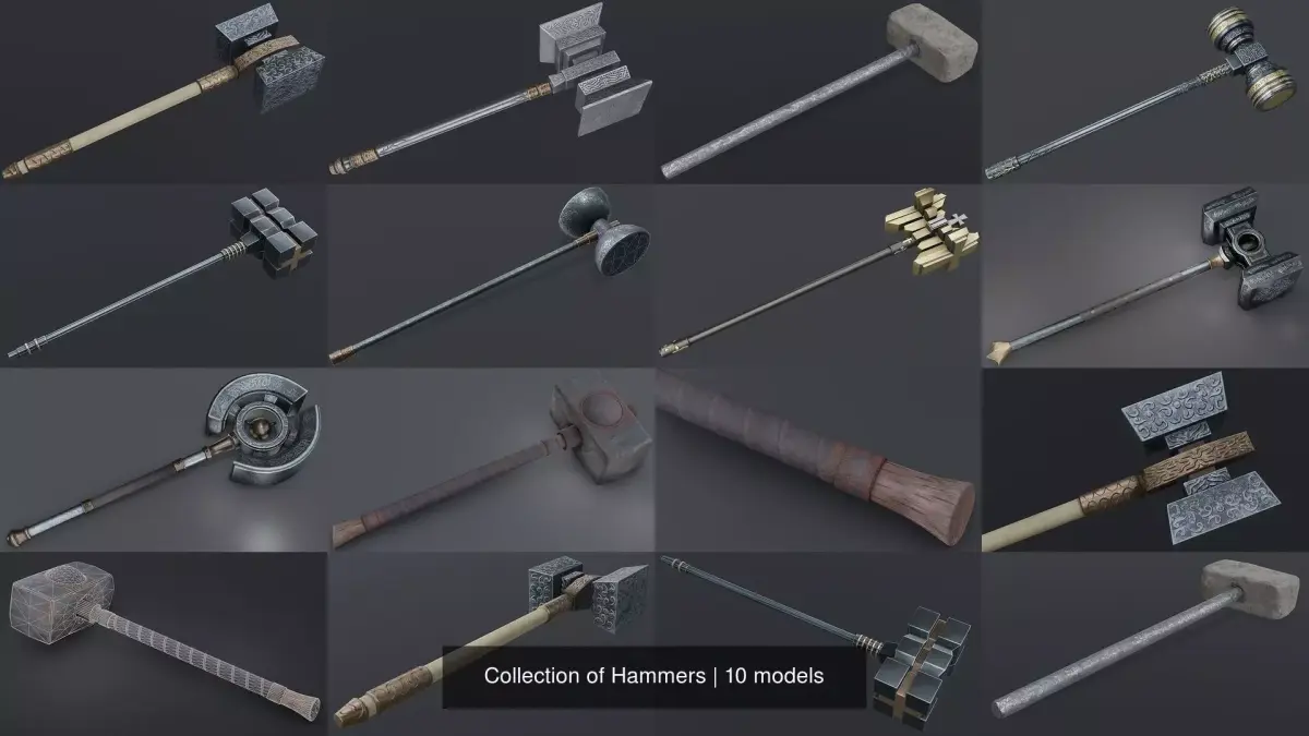 Collection of Hammers 