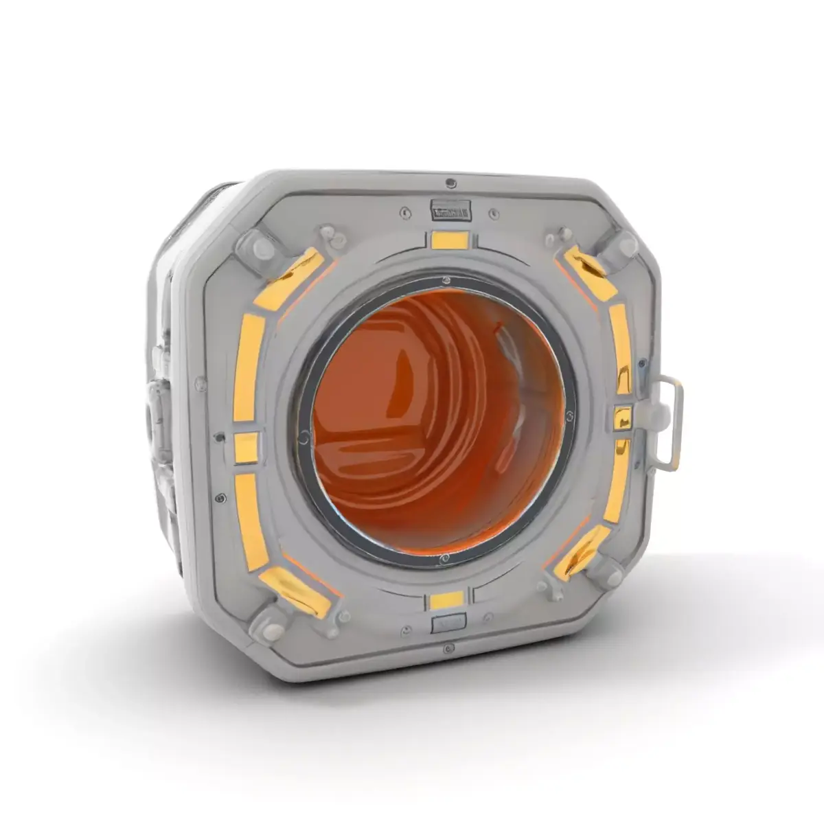 Futuristic Industrial Hatch model pack with detailed design Low-poly 3D model