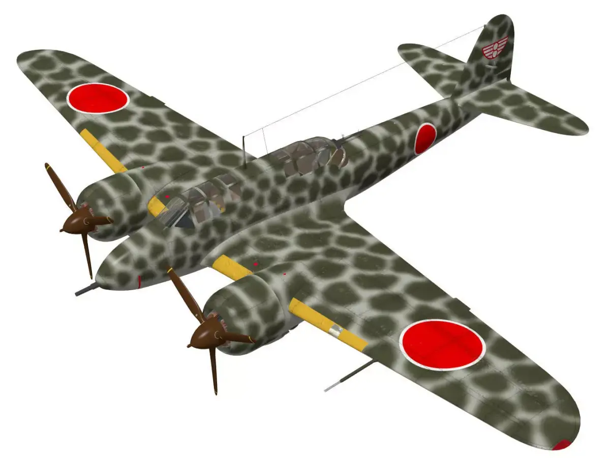 Kawasaki Ki-45 Kai Toryu 3D model get