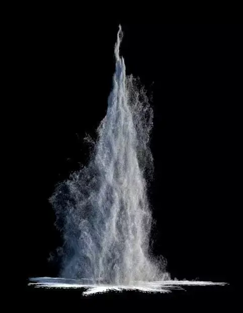 Houdini Power Asset - Waterbomb Impact Asset Tool 3D model