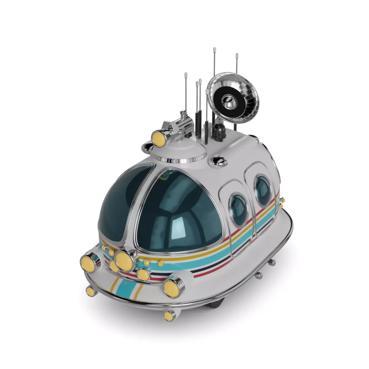 Broadcast Vehicle 3D model purchase