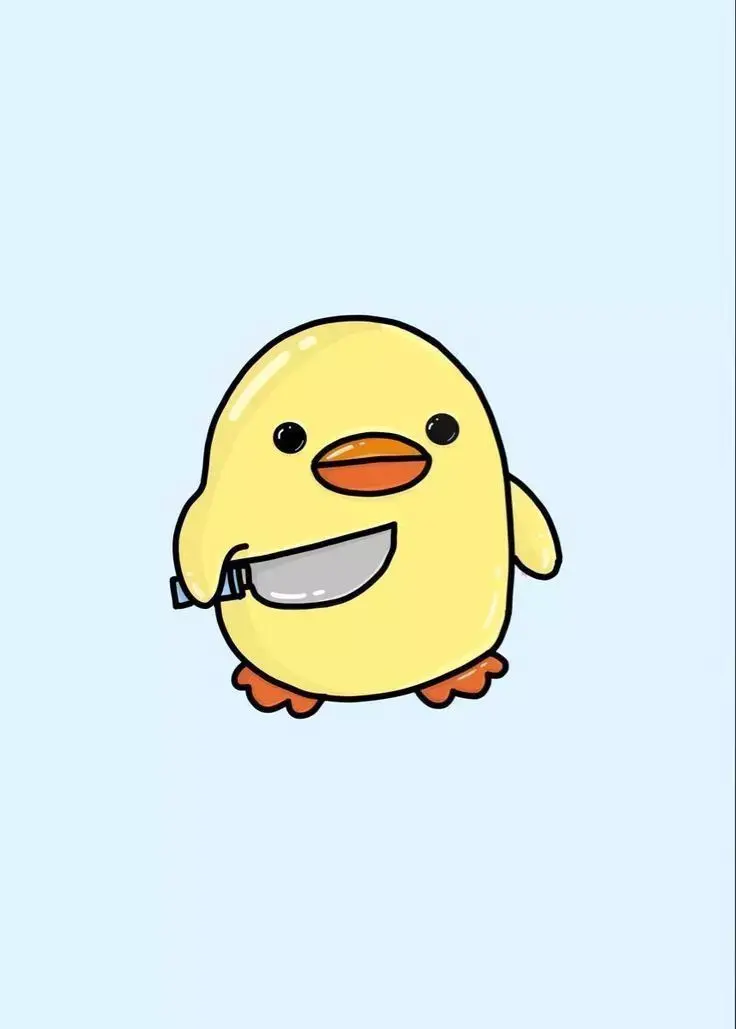 cute yellow chick 3D model