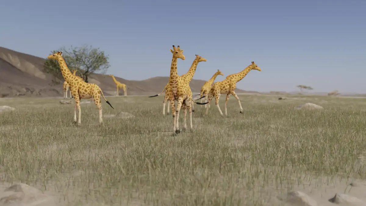 Giraffe Low-poly 3D model purchase